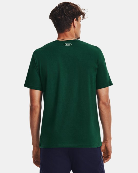 Men's UA GL Foundation Short Sleeve T-Shirt, Green, pdpMainDesktop image number 1